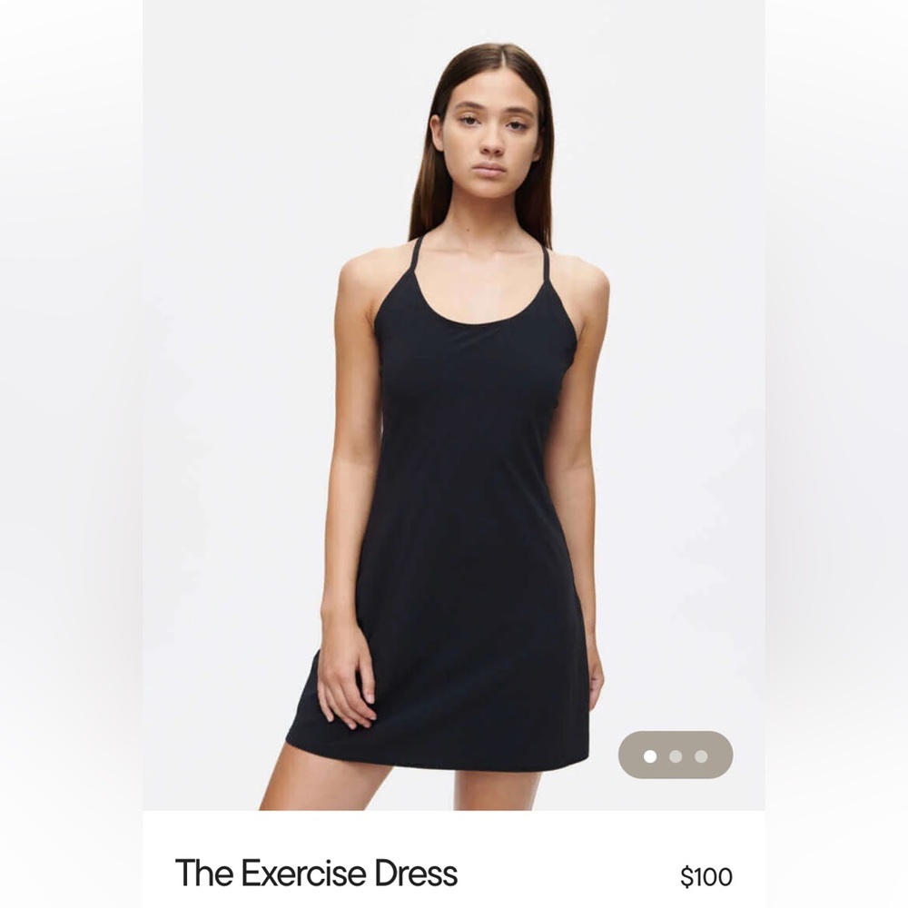 Outdoor Voices Black Exercise Dress